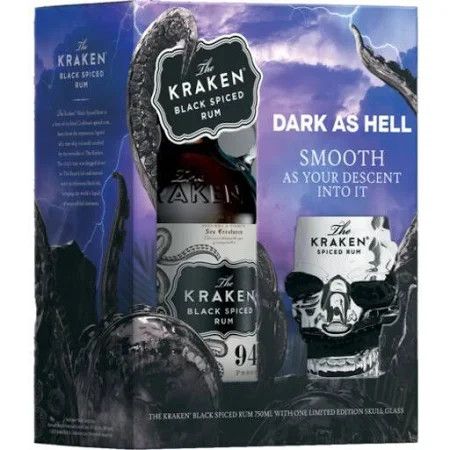 LIQ-750ml Kraken Rum Gift Pak