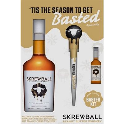 LIQ-750ml Skrewball Whiskey Gift Pack
