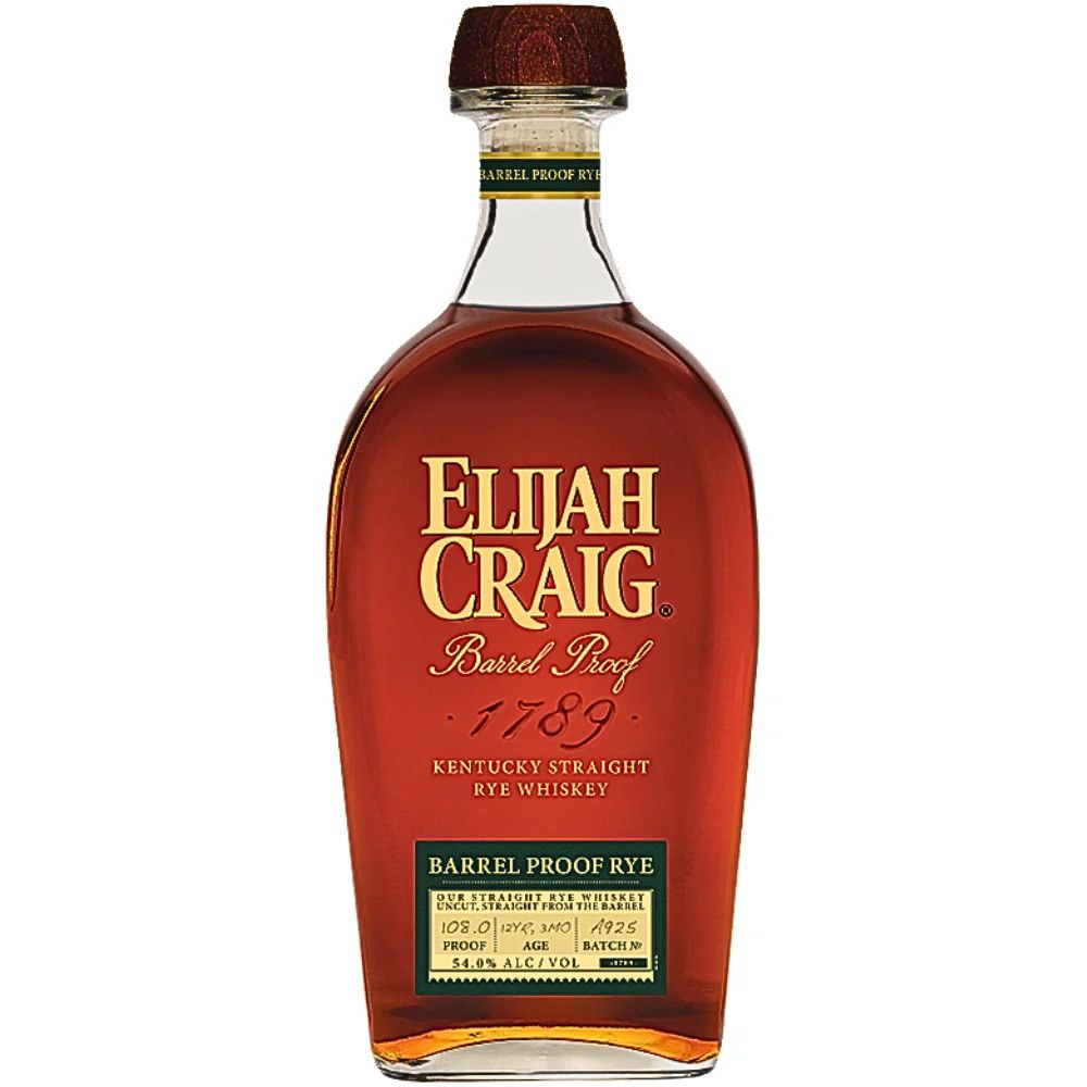 LIQ-750ml Elijah Craig Barrel Proof Rye A925