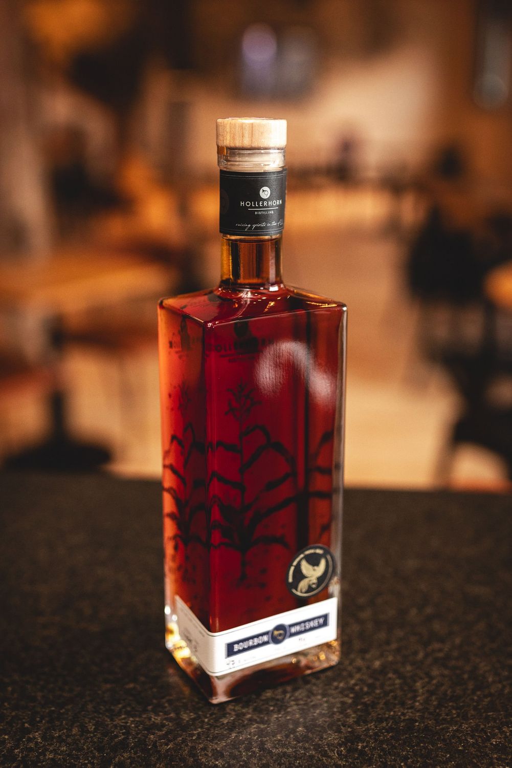 LIQ-750ml Hollerhorn Single Barrel Bourbon Whiskey