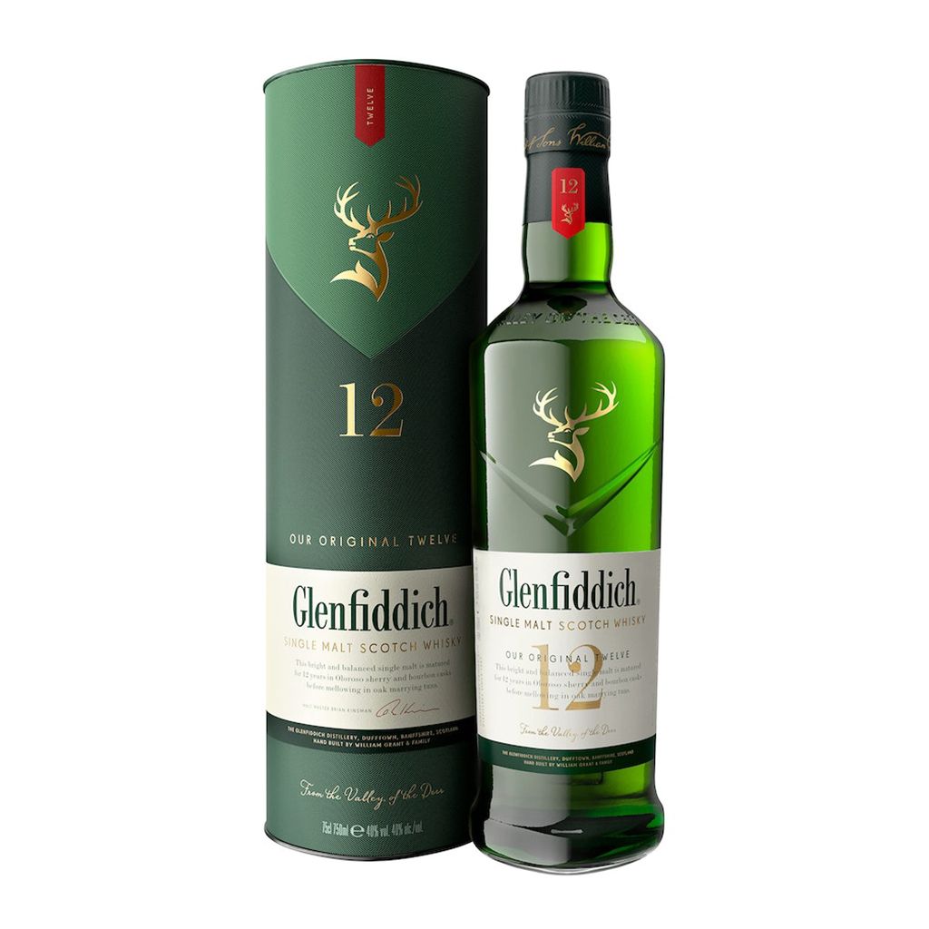 LIQ-750ml Glenfiddich Scotch 12yr