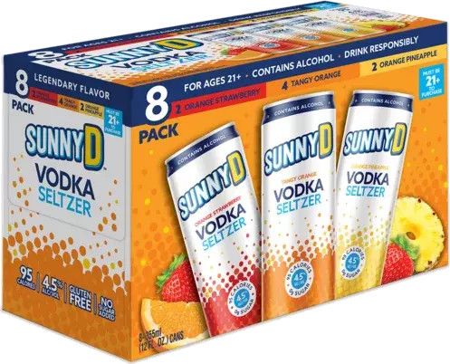 LIQ-355ml SunnyD 8pk Variety