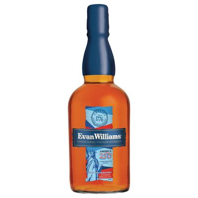 LIQ-750ml Evan Williams Single Barrel America Edition