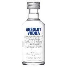 LIQ-50ml Absolut Vodka