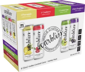 LIQ-355ml Carbliss Variety 8pk