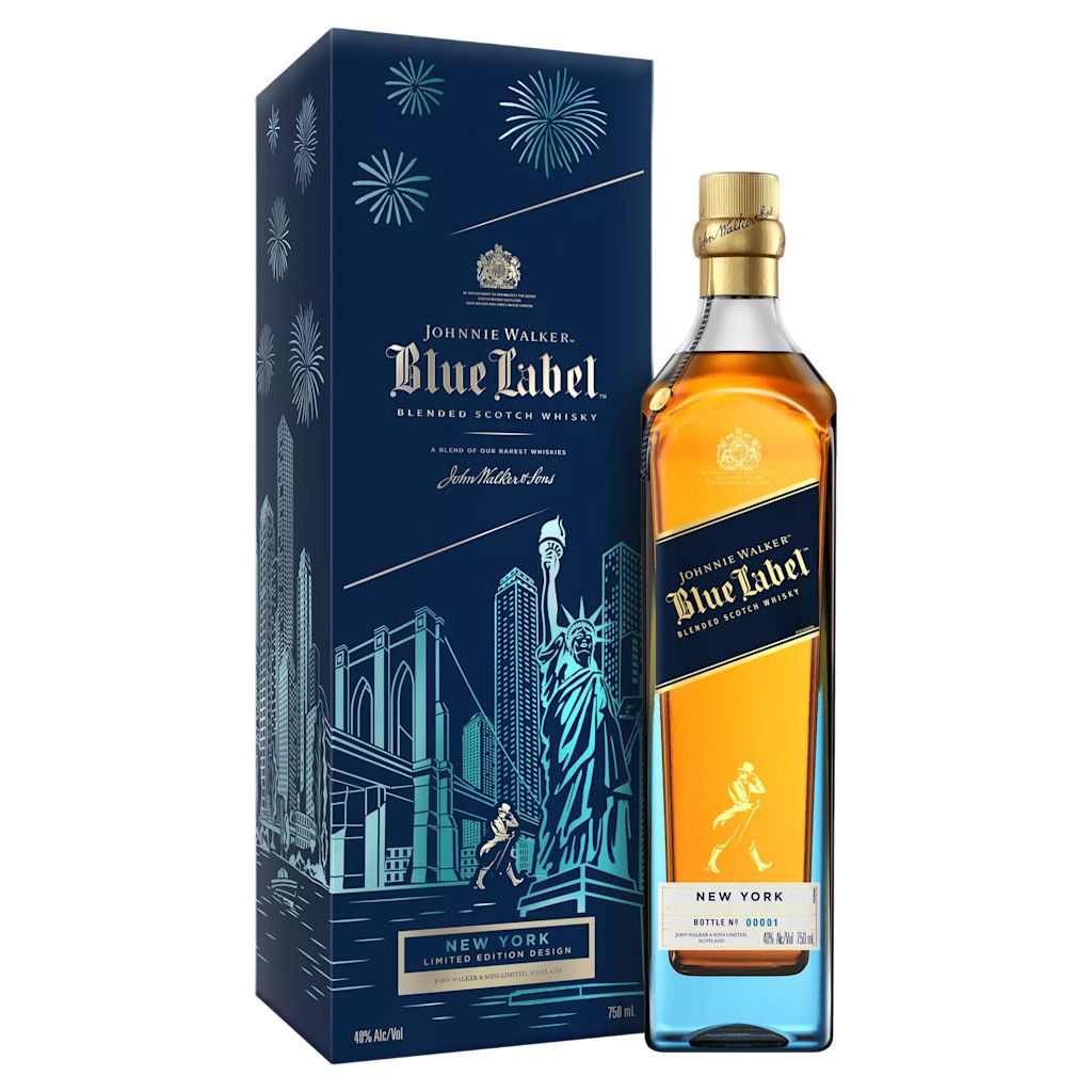 LIQ-750ml Johnnie Walker Blue Label New York Limited Edition