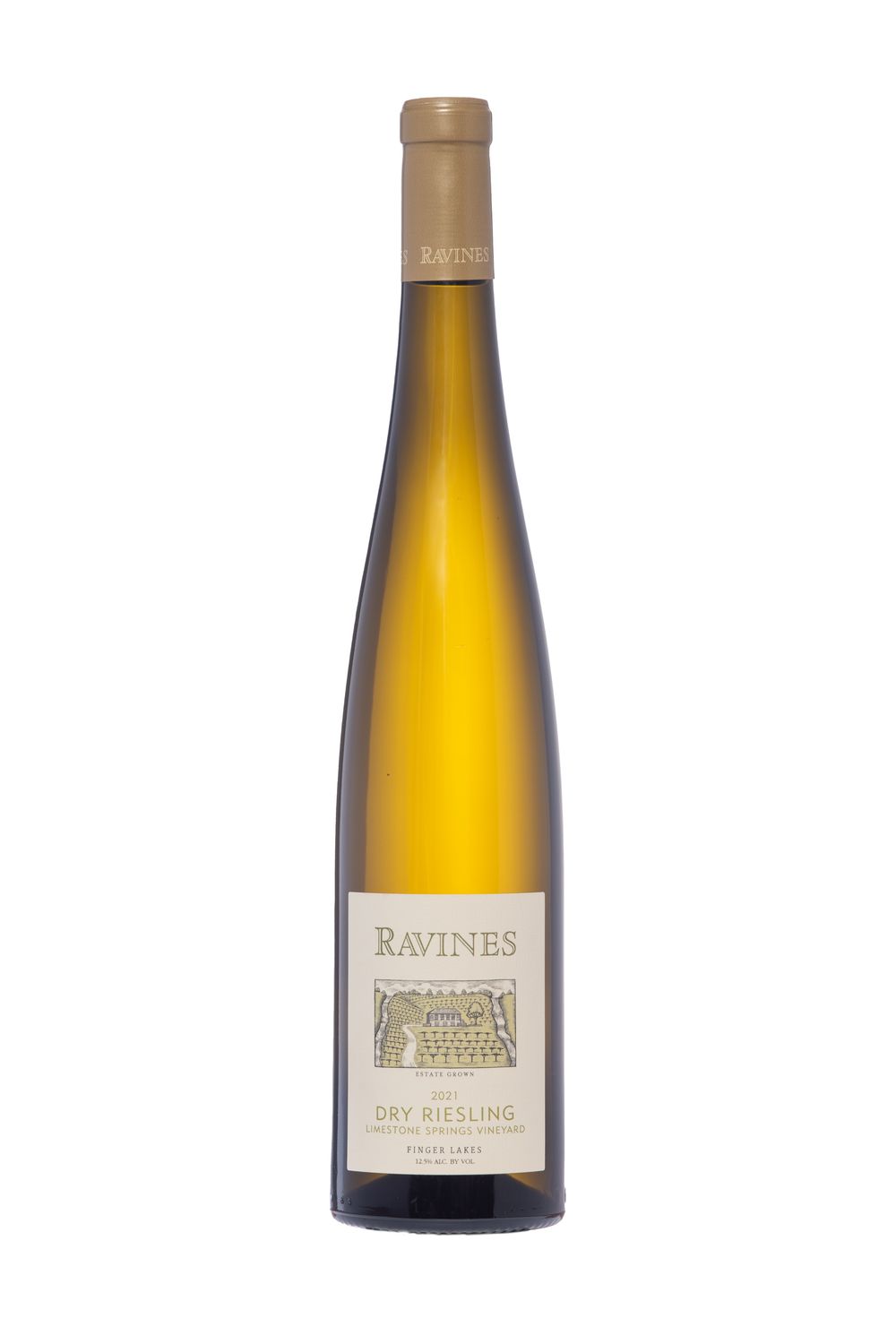 WINE-750ml Ravines Dry Riesling Limestone Springs Vineyard