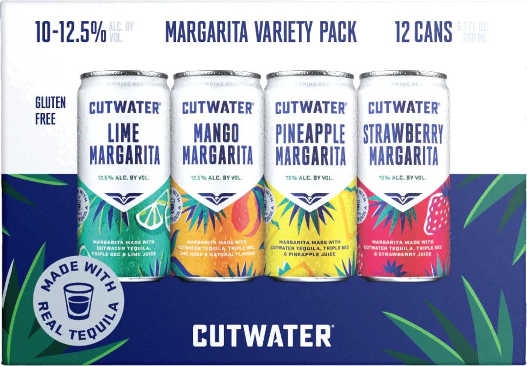 LIQ-200ml Cutwater Margarita Variety Pack