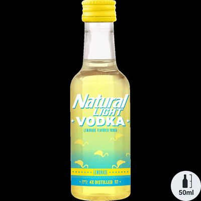 LIQ-50ml Natural Light Lemonade Flavored Vodka