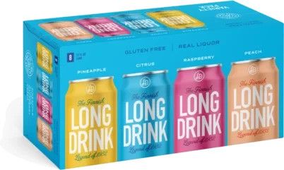 LIQ-355ml Long Drink 4 Flavor Variety 8pk
