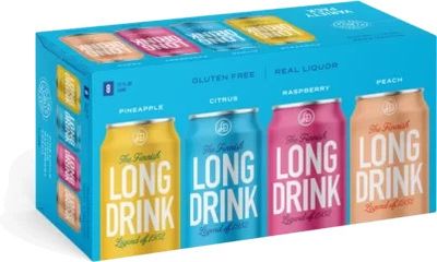 LIQ-355ml Long Drink 4 Flavor Variety 8pk