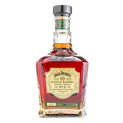 LIQ-750ml Jack Daniels Single Barrel Barrel Proof Rye Whiskey