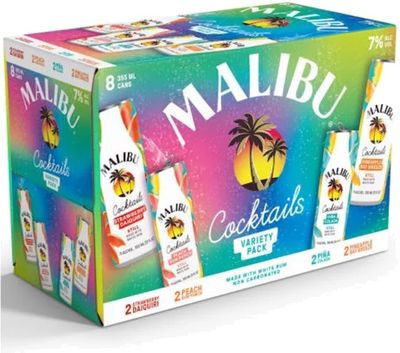 LIQ-355ml Malibu Variety 8pk