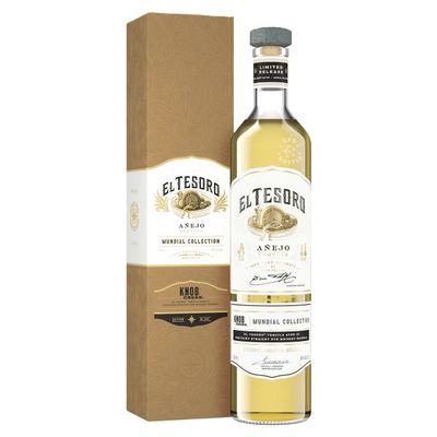LIQ-750ml ElTesoro Anejo Tequila Aged in Knob Creek Barrels