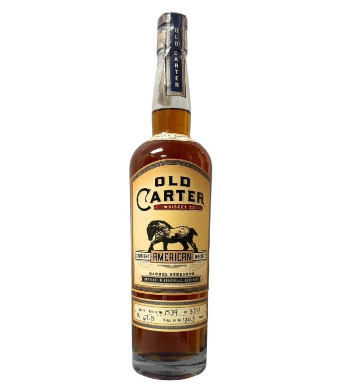 LIQ-750ml Old Carter Whiskey 128.6 Proof