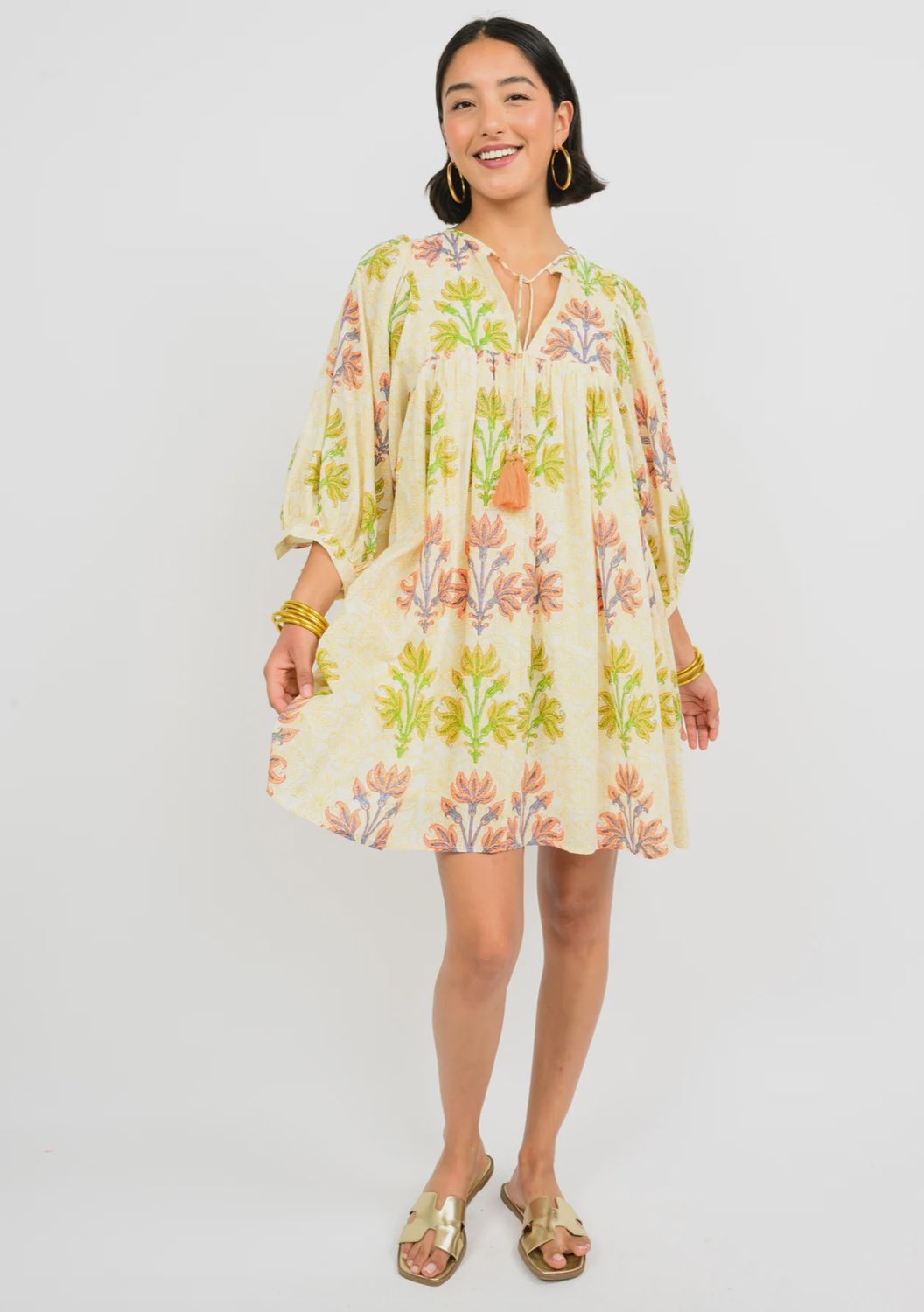 Breezy Block Print Dress