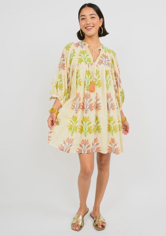 Breezy Block Print Dress