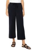 Pull-on Wide Leg Crop