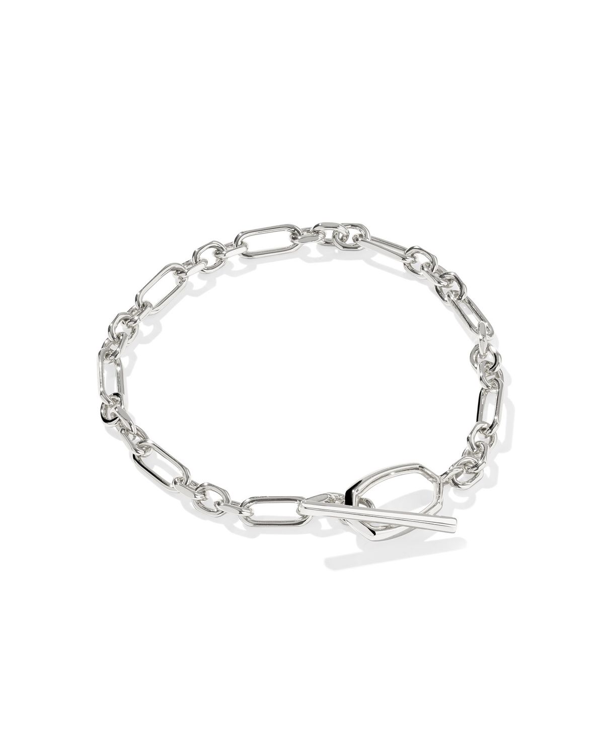 Sylvia Metal Link Chain Bracelet - Silver