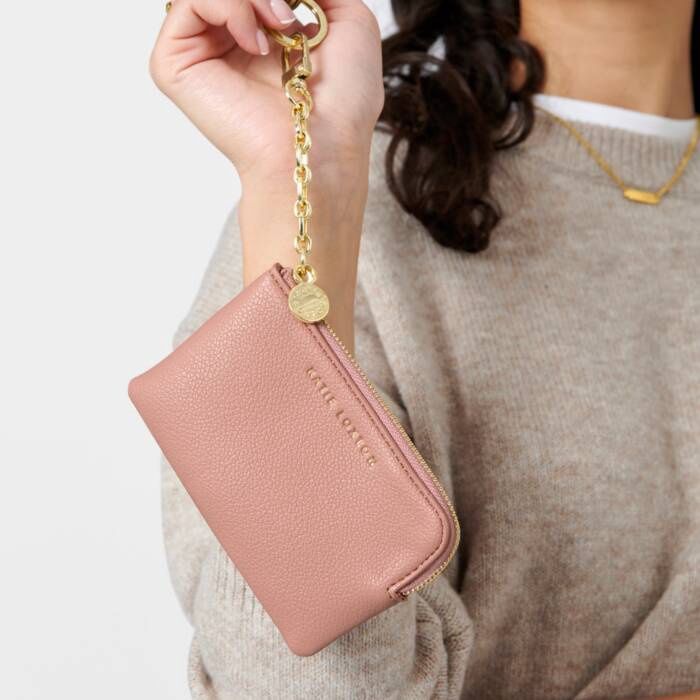 Tilly Keychain Purse (Dusty Rose)