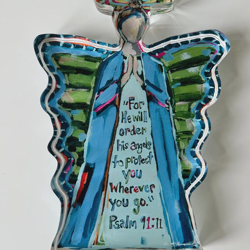 "To Protect You Angel" Acrylic Shelfie