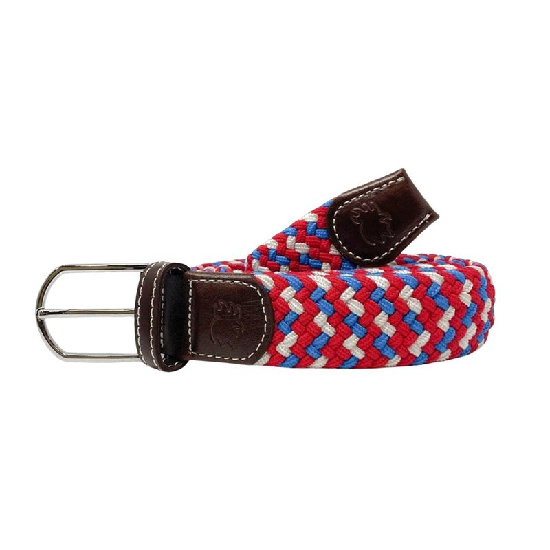 The Natchez Tai-Color Woven Elastic Stretch Belt