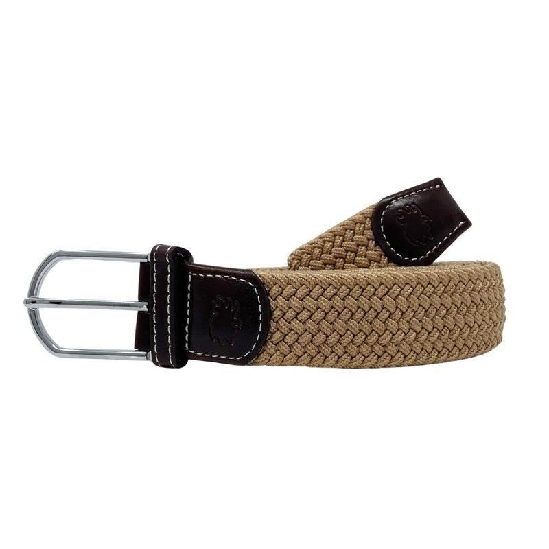 The Palm Beach Solid Woven Stretch Belt