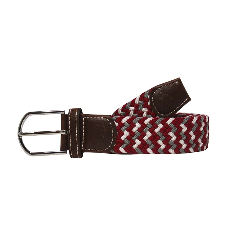 The Santa Fe Tri-Color Woven Stretch Belt