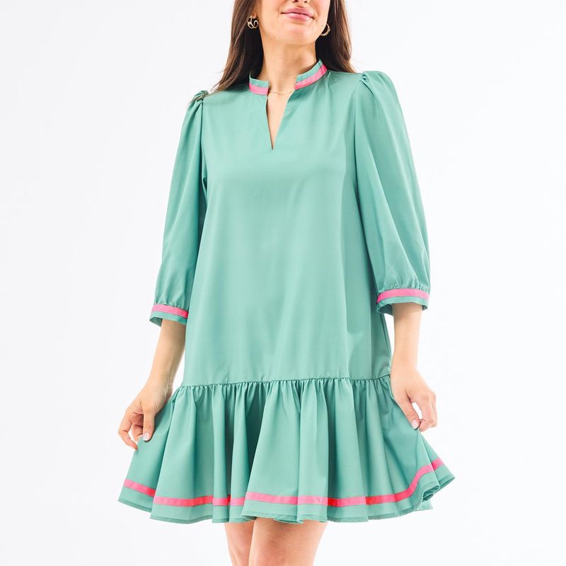 Naomi Basil Dress