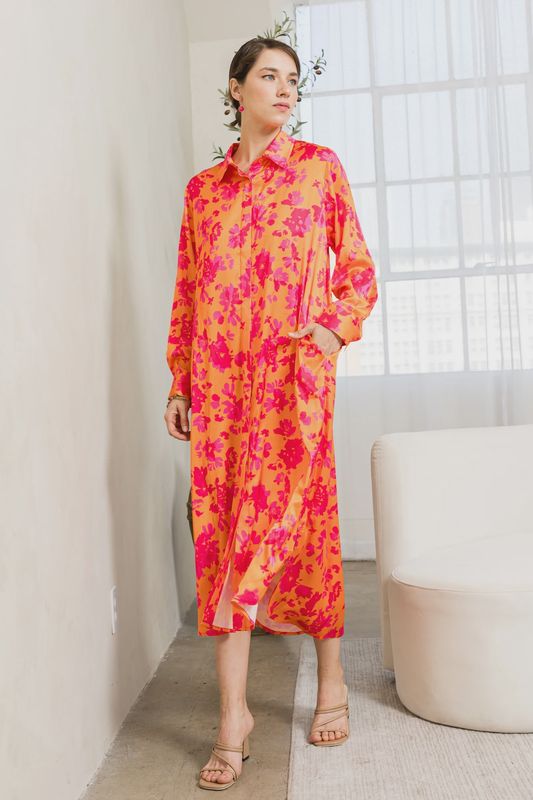 Jace Woven Print Dress