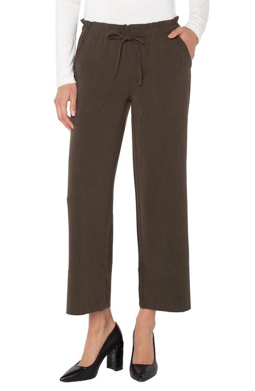 Pull-On Tie Waist Pant