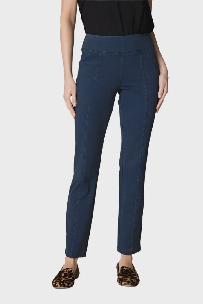 Stonewash Seamed Pocket Pant
