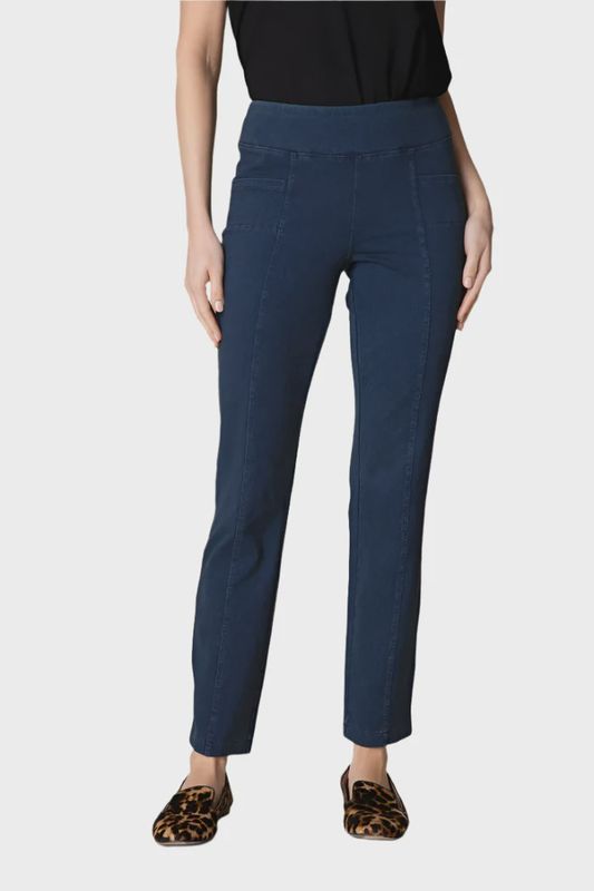 Stonewash Seamed Pocket Pant