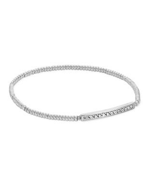 Addison Stretch Bracelet- Silver