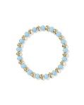 Daphne Enamel Gold Stretch Light Blue