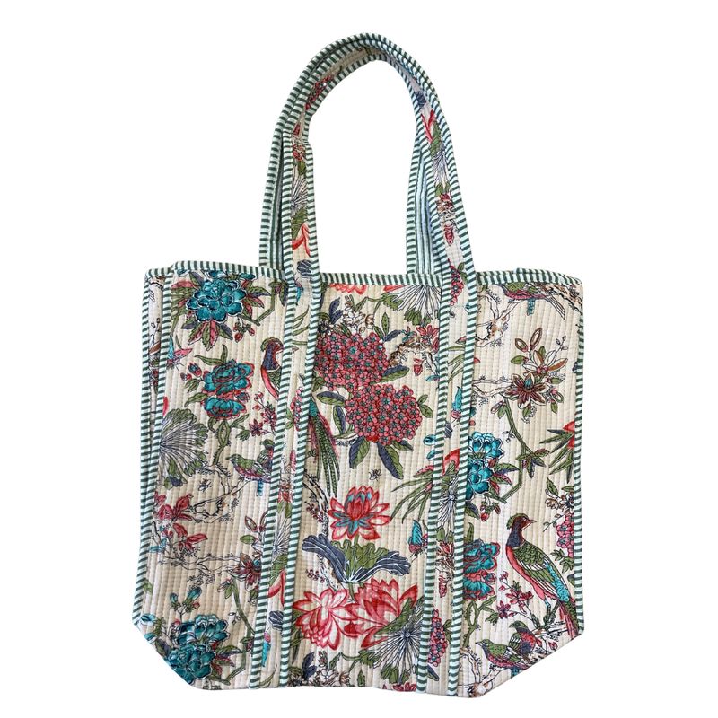 Floral Printed Tote