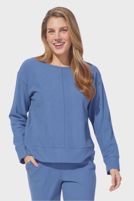 Riley Pullover- Blue