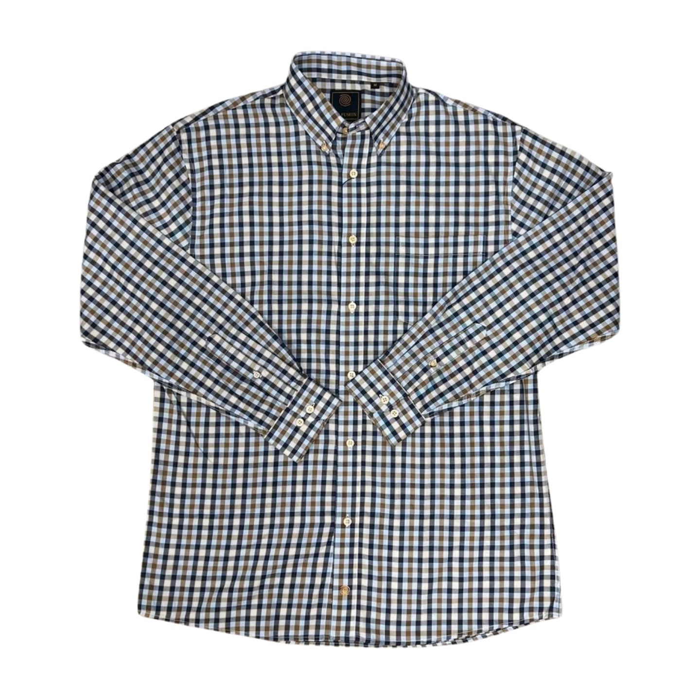 Twill Check- Blue Multi