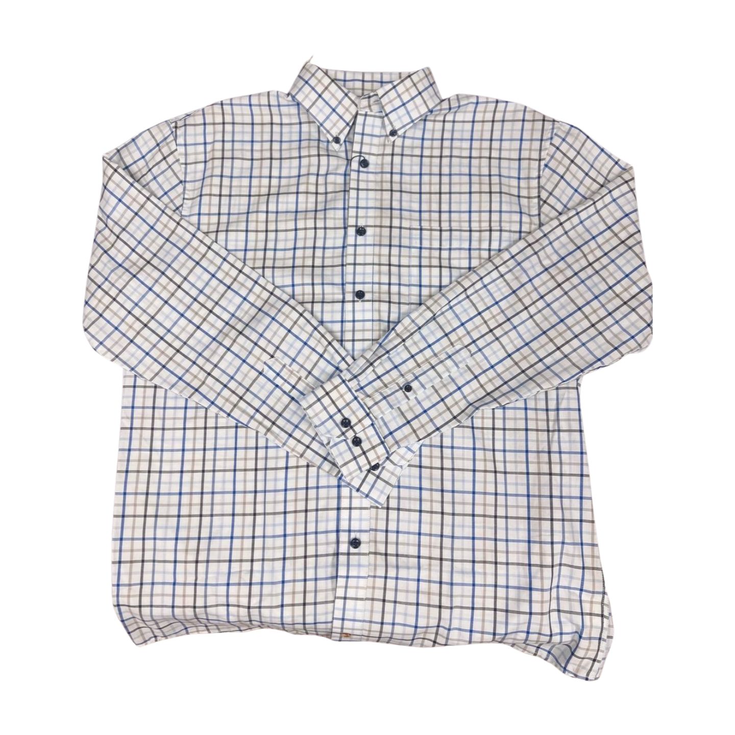 Twill Multi Check- Blue Multi