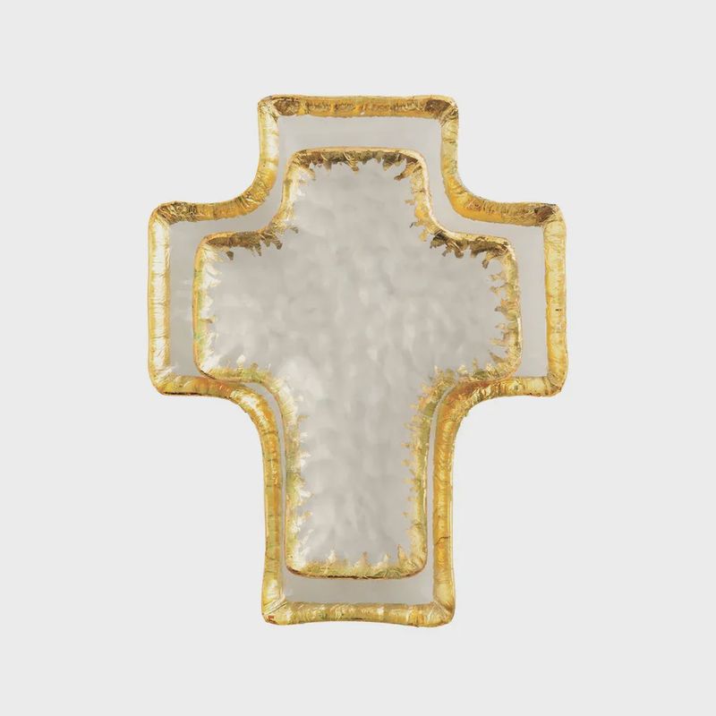 Glass Cross Trays