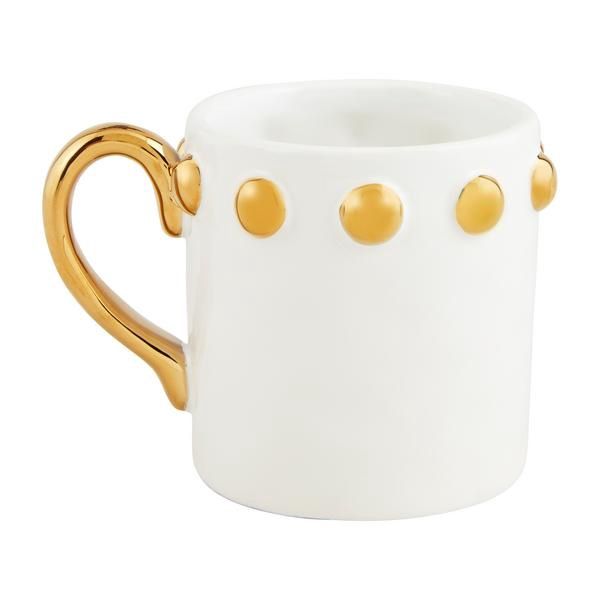 Gold Dot Rim Mug