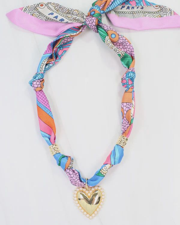 Sullivan Scarf Necklace Lavender