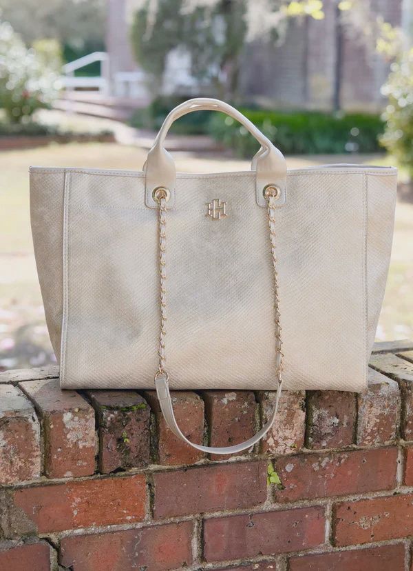 Melissa Tote Bag - Shimmer Champagne