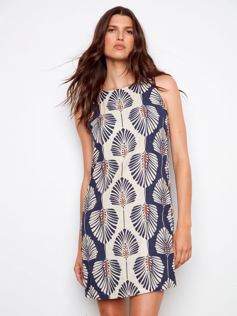 Printed Sleeveless Dress