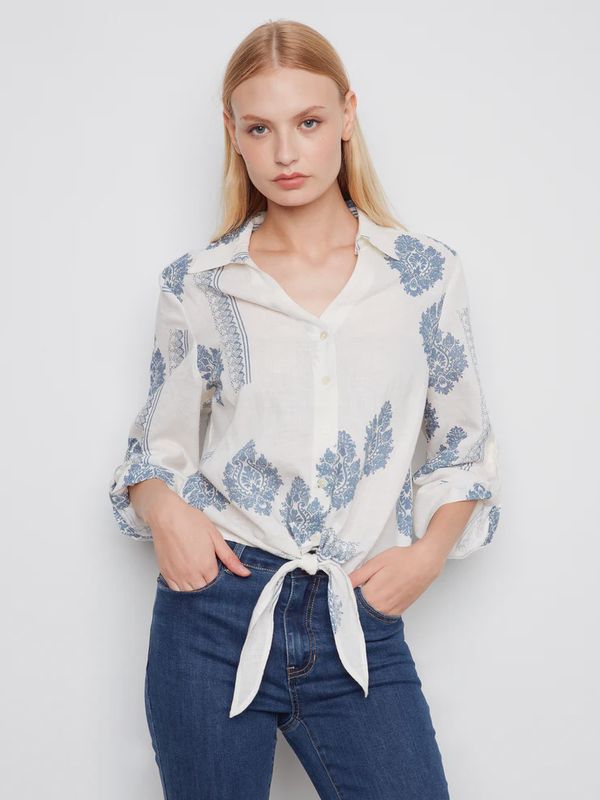 Indigo Garden Blouse