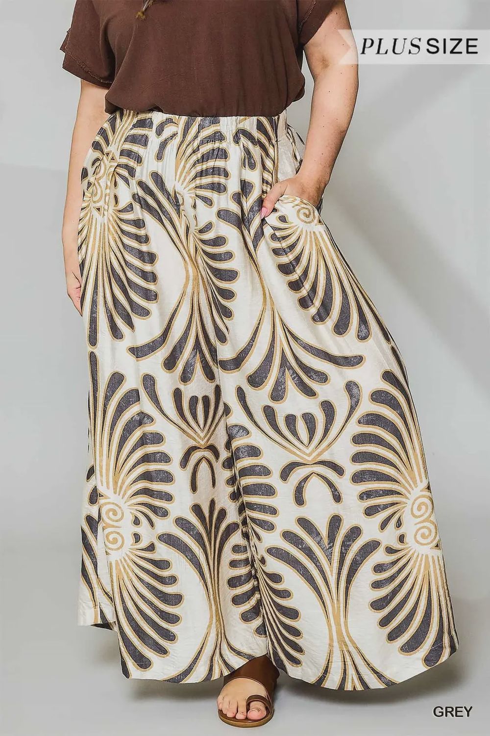 Swirl Wide Leg Pants