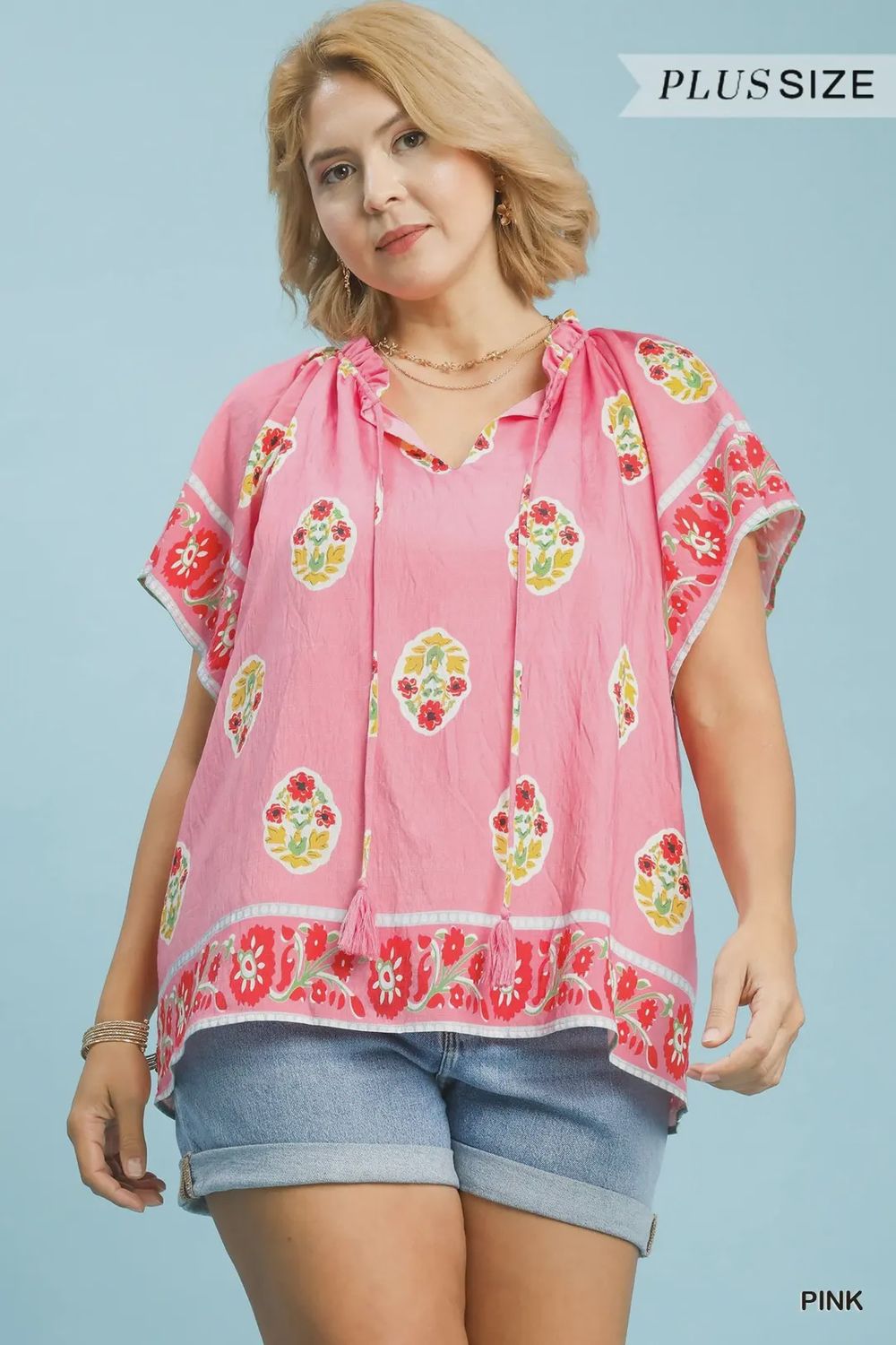 Boho Bloom Border Top