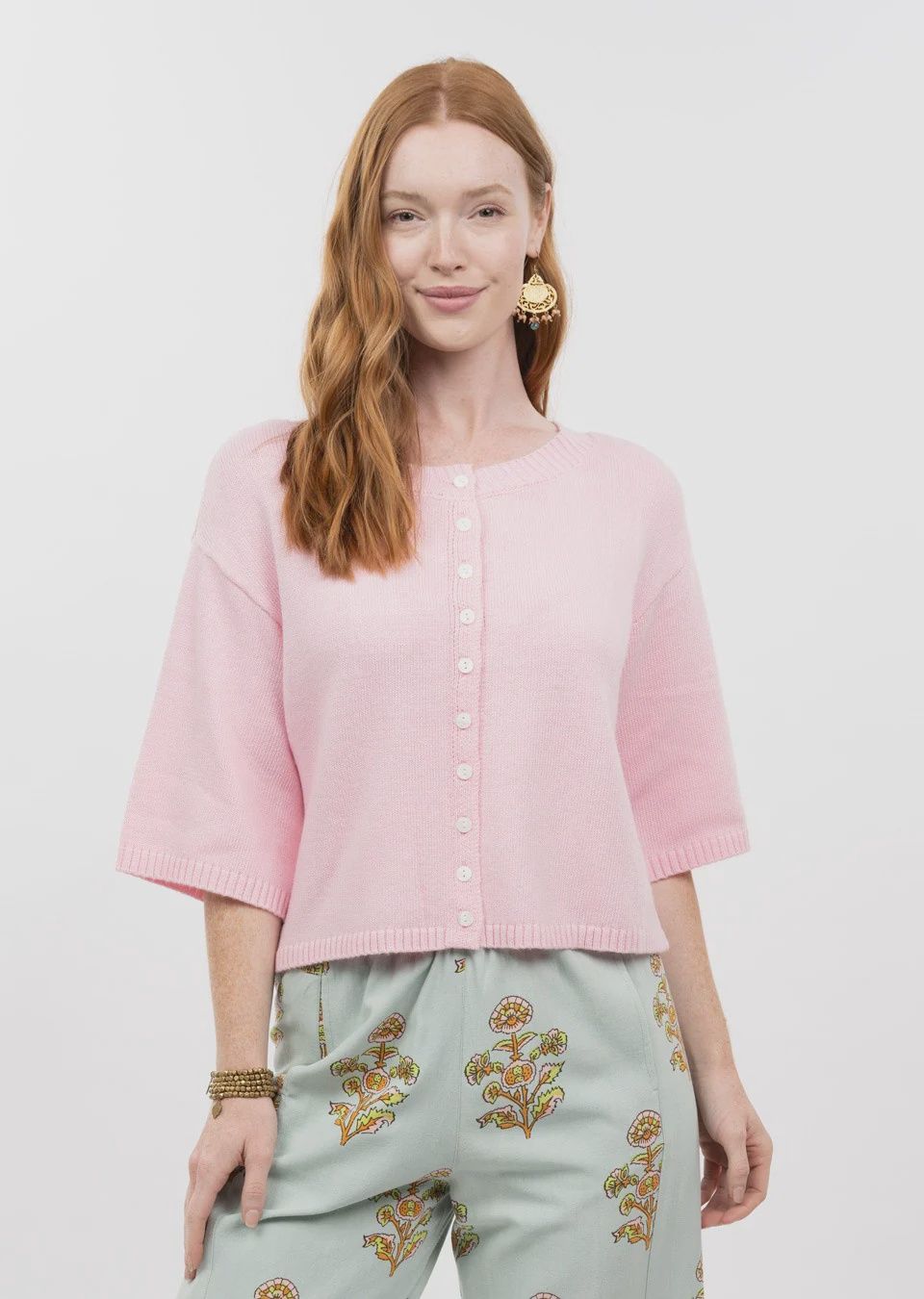 Bubblegum Pink Cardigan