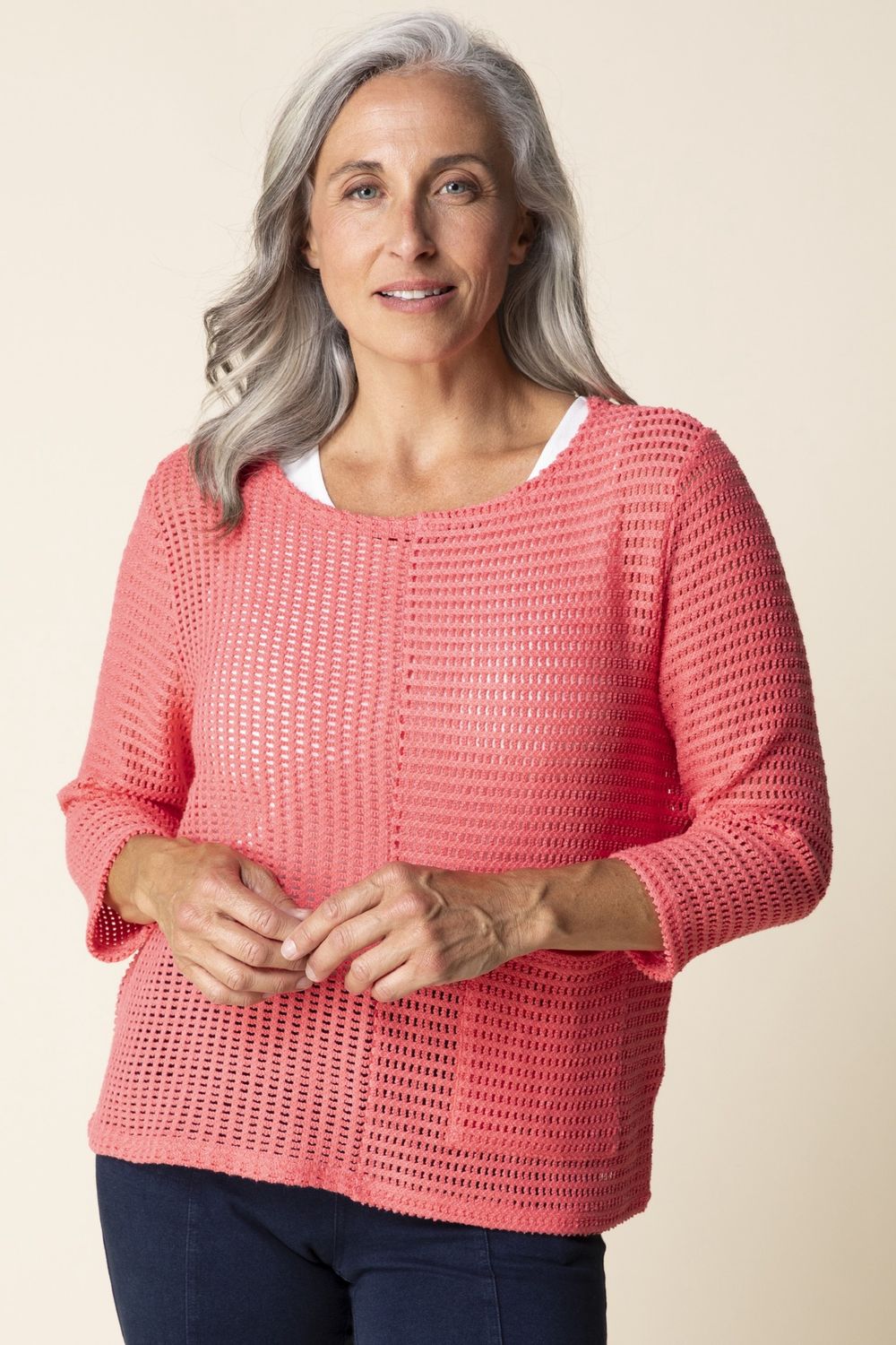 Coral Breeze Pullover