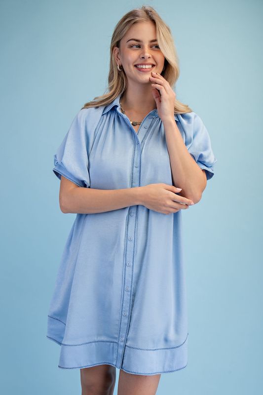 The Blue Bombshell Dress